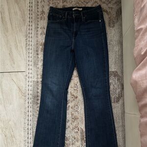 Levi's Women's Dark Indigo Flare Jeans